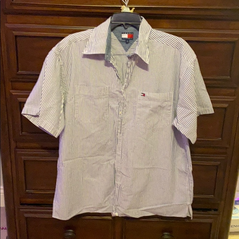 Tommy Hilfiger Striped Button Up